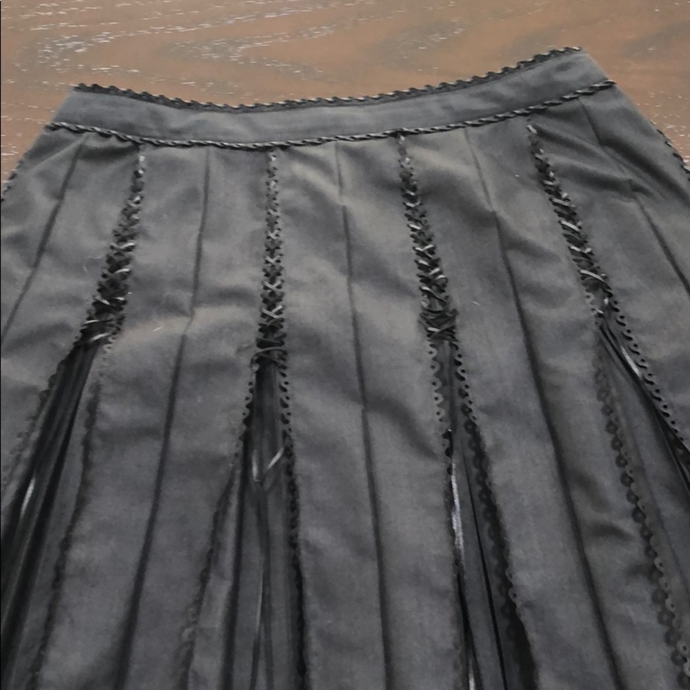 Black Pleted Skirt